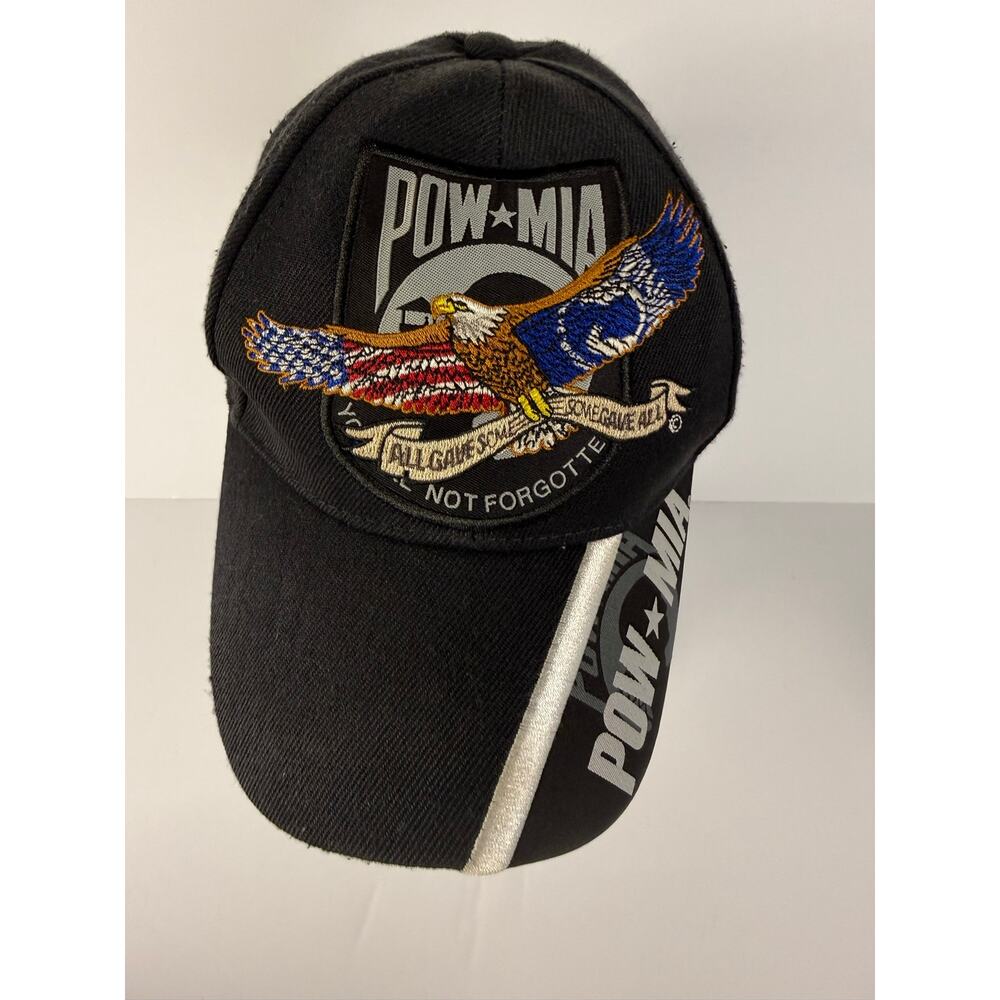Vintage POW MIA Commemorative Black Cap